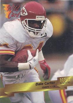 1993 Wild Card #69 Dale Carter Front