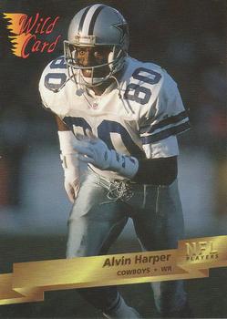 1993 Wild Card #84 Alvin Harper Front
