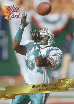 1993 Wild Card #89 Mike Williams Front