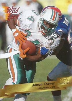 1993 Wild Card #91 Aaron Craver Front