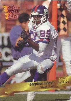1993 Wild Card #107 Stephen Baker Front
