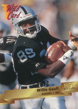 1993 Wild Card #151 Willie Gault Front