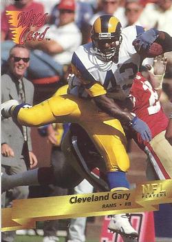 1993 Wild Card #157 Cleveland Gary Front
