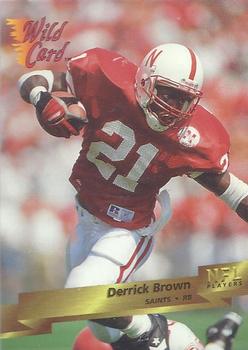 1993 Wild Card #172 Derek Brown Front
