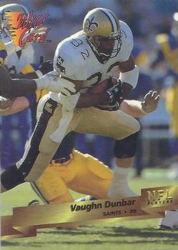 1993 Wild Card #173 Vaughn Dunbar Front