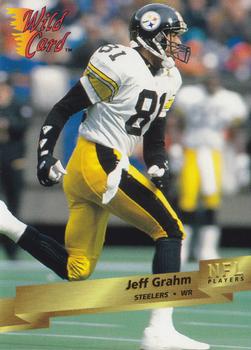 1993 Wild Card #186a Jeff Graham Front