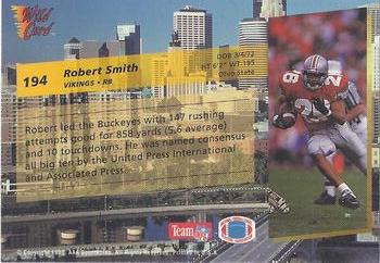 1993 Wild Card #194 Robert Smith Back
