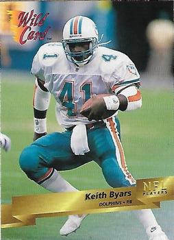 1993 Wild Card #209 Keith Byars Front