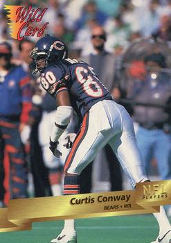 1993 Wild Card #211 Curtis Conway Front