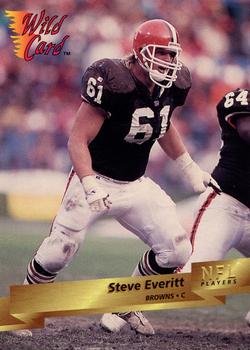 1993 Wild Card #217 Steve Everitt Front
