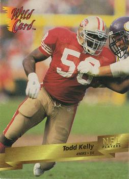 1993 Wild Card #235 Todd Kelly Front
