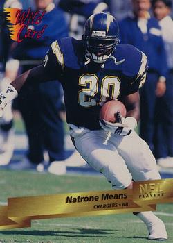 1993 Wild Card #243 Natrone Means Front