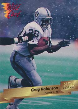 1993 Wild Card #252 Greg Robinson Front