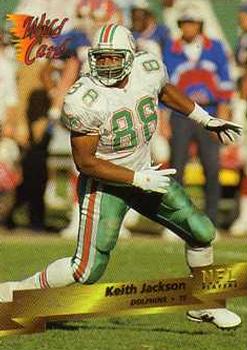 1993 Wild Card #93 Keith Jackson Front