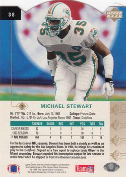 1994 SP - Die Cut #38 Michael Stewart Back