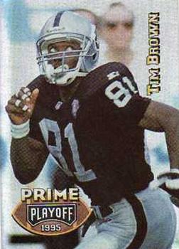 1995 Playoff Prime #73 Tim Brown Front