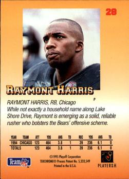 1995 Playoff Prime #28 Raymont Harris Back
