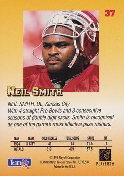 1995 Playoff Prime #37 Neil Smith Back