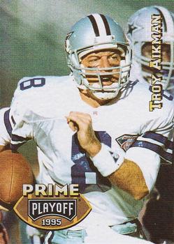 1995 Playoff Prime #50 Troy Aikman Front