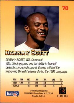 1995 Playoff Prime #70 Darnay Scott Back