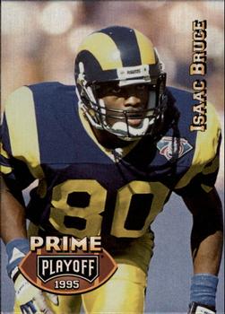 1995 Playoff Prime #74 Isaac Bruce Front