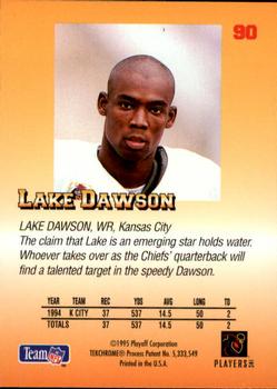 1995 Playoff Prime #90 Lake Dawson Back