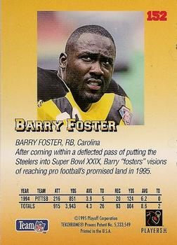 1995 Playoff Prime #152 Barry Foster Back