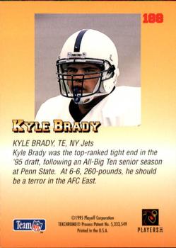 1995 Playoff Prime #188 Kyle Brady Back