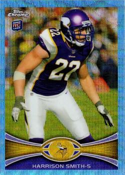 2012 Topps Chrome - Blue Wave Refractors #BW-77 Harrison Smith Front