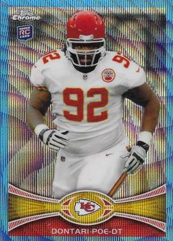 2012 Topps Chrome - Blue Wave Refractors #BW-94 Dontari Poe Front
