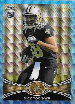 2012 Topps Chrome - Blue Wave Refractors #BW-193 Nick Toon Front