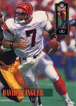 1994 Classic NFL Experience #15 David Klingler Front
