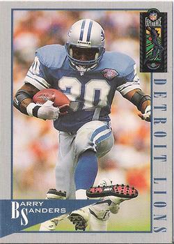 1995 Classic NFL Experience #34 Barry Sanders Front