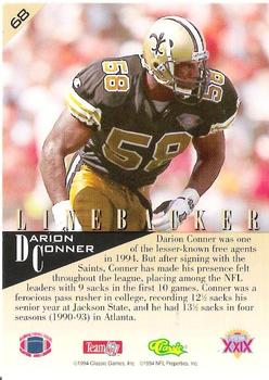 1995 Classic NFL Experience #68 Darion Conner Back