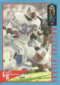 1995 Classic NFL Experience #38 Gary Brown Front