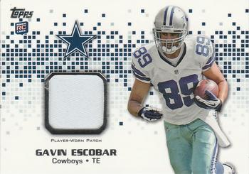2013 Topps - Rookie Patch #RP-GE Gavin Escobar Front