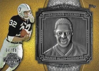 2013 Topps - Gridiron Legends Busts Silver #GLB-MA Marcus Allen Front