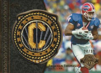 2013 Topps - Legendary Captains Patches #LCP-TT Thurman Thomas Front
