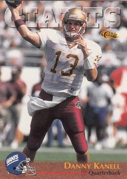1996 Classic NFL Rookies #30 Danny Kanell Front