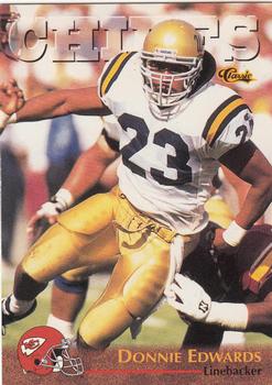 1996 Classic NFL Rookies #39 Donnie Edwards Front