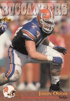 1996 Classic NFL Rookies #46 Jason Odom Front