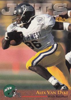 1996 Classic NFL Rookies #60 Alex Van Dyke Front
