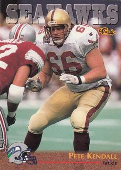 1996 Classic NFL Rookies #80 Pete Kendall Front