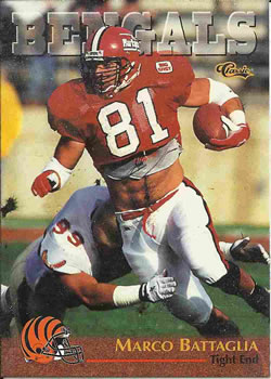 1996 Classic NFL Rookies #85 Marco Battaglia Front