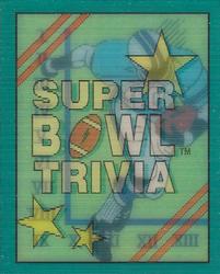 1990 Score - Magic Motion: Super Bowl Trivia #10 Super Bowl Trivia Front