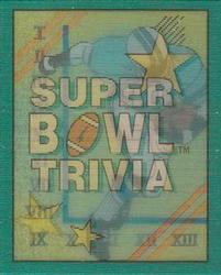 1990 Score - Magic Motion: Super Bowl Trivia #25 Super Bowl Trivia Front