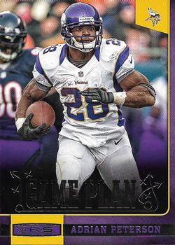 2013 Panini Rookies & Stars - Game Plan #15 Adrian Peterson Front