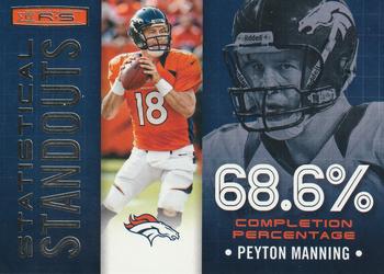 2013 Panini Rookies & Stars - Statistical Standouts #11 Peyton Manning Front