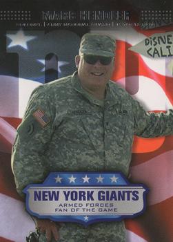 2008 Topps - Armed Forces Fans of the Game #AFF-MH Colonel Marc Hendler Front