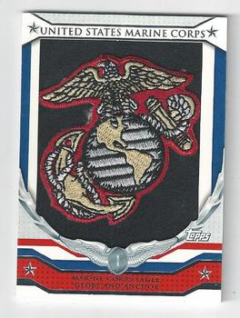 2008 Topps - NFL Honor Roll Command Patches #HRP-MC Marine Corps Eagle Front
